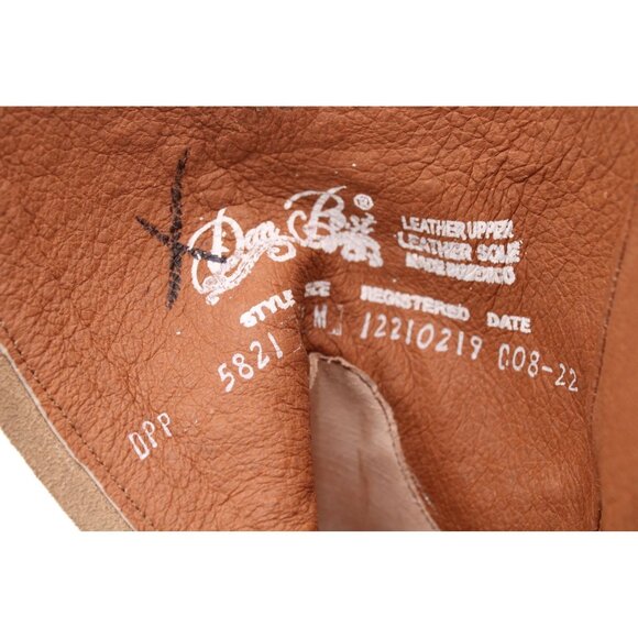Dan Post Women's Stud Boots In Suede Leather Taupe/Tan SZ 9 New - Picture 7 of 9